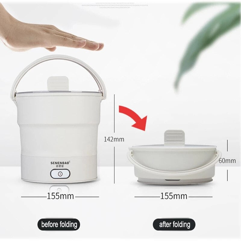 Portable folding electric cooking pot small electric cooking pot