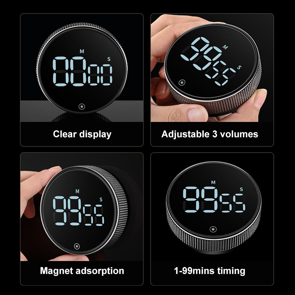 Magnetic LED Digital Timer